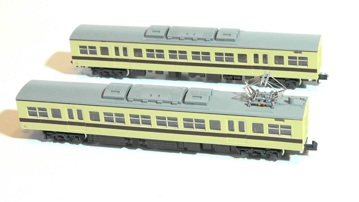 【G4O$05】KATO「モハ116」「モハ117」ケースなし動力あり　117系近郊形電車　新快速シティライナー　中古Nゲージ　ジャンク　カトー