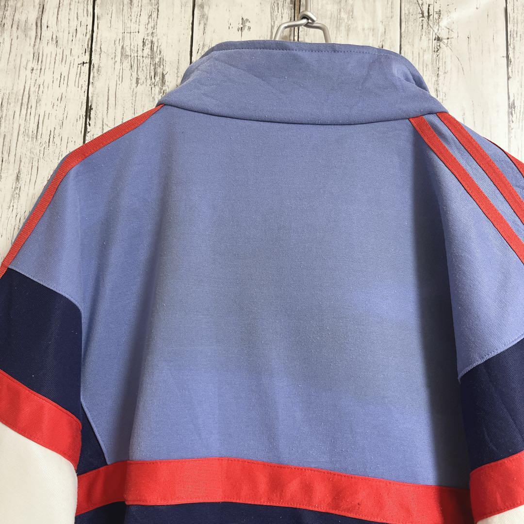 80's adidas アディダス トラックジャケット ジャージ L相当 80's adidas アディダス トラックジャケット ジャージ L相当
