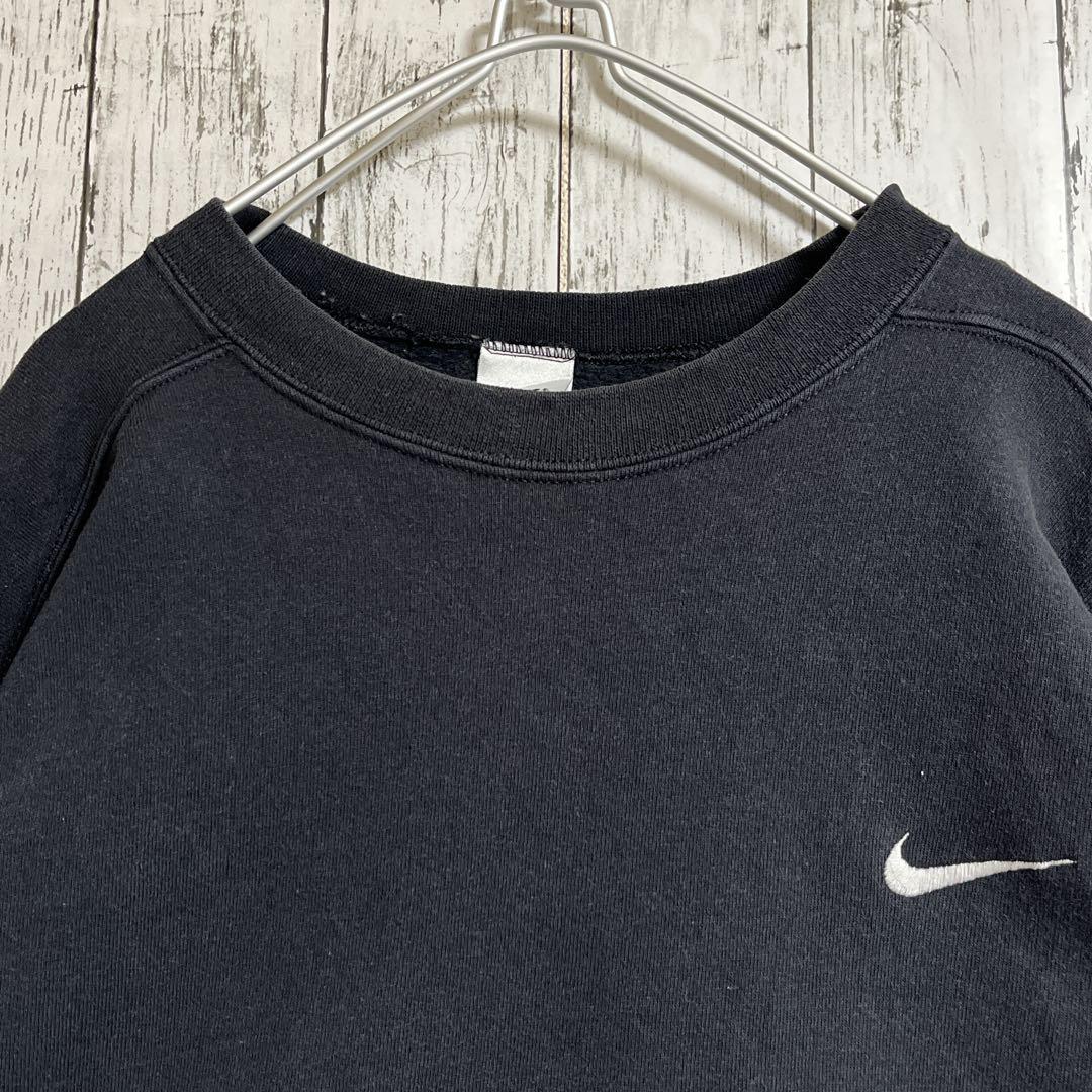 90's NIKE ナイキ 白タグ 銀タグ スウェット トレーナー L 黒 90's NIKE ナイキ 白タグ 銀タグ スウェット トレーナー L 黒