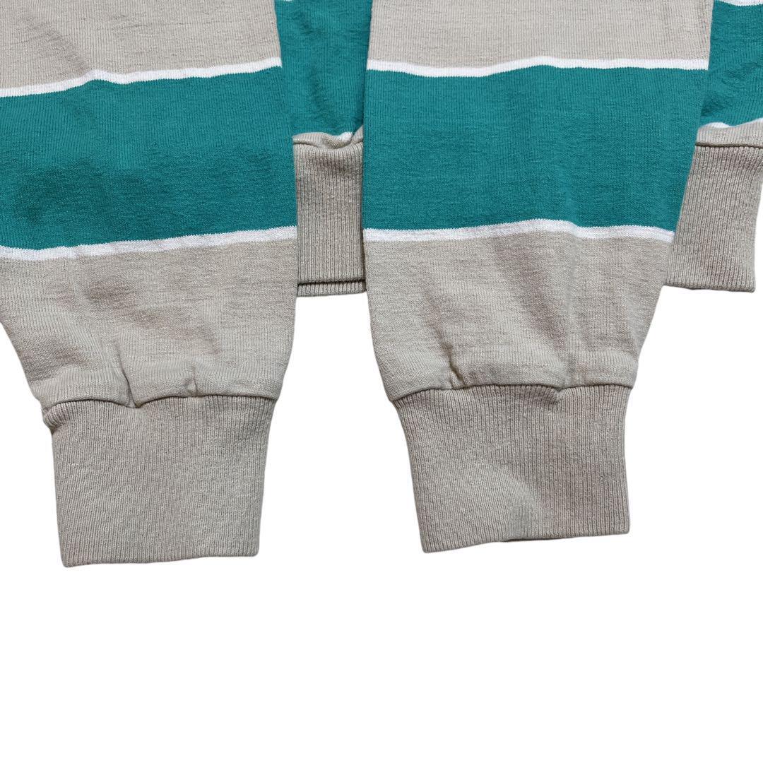 80's LLBean エルエルビーン スウェット カットソー L ボーダー 80's LLBean エルエルビーン スウェット カットソー L ボーダー