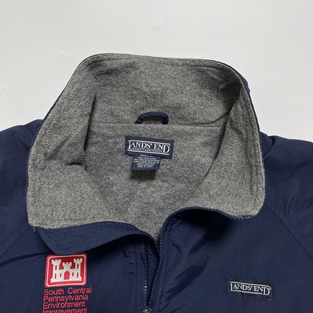 90's LANDS END ランズエンド ウォームアップジャケット L 紺 90's LANDS END ランズエンド ウォームアップジャケット L 紺