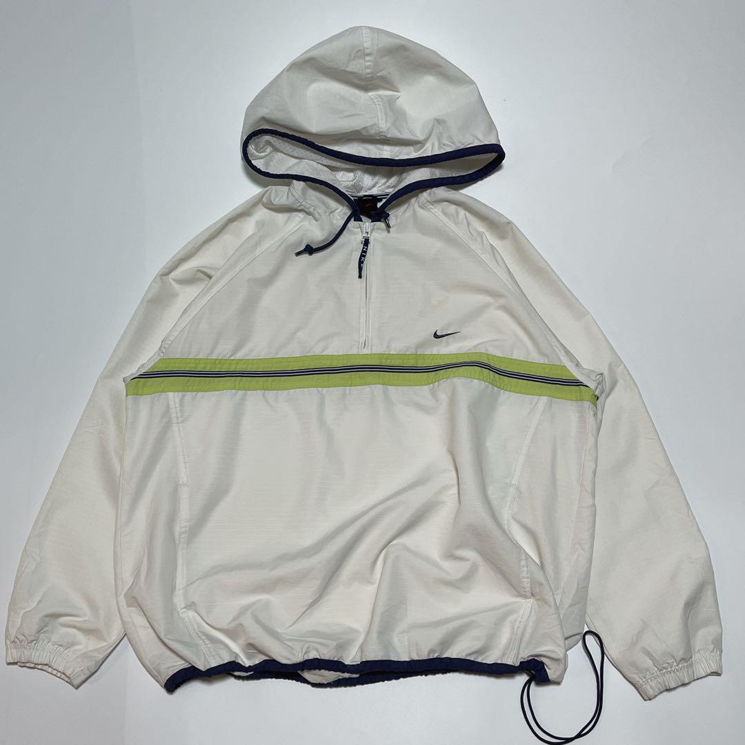 90's NIKE ナイキ アノラックパーカー ナイロンジャケット L相当 90's NIKE ナイキ アノラックパーカー ナイロンジャケット L相当