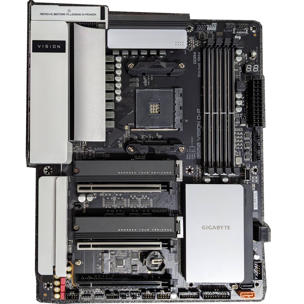 GIGABYTE B550 VISION D-P + Win10Proデジタルライセンス GIGABYTE B550 VISION D-P + Win10Proデジタルライセンス