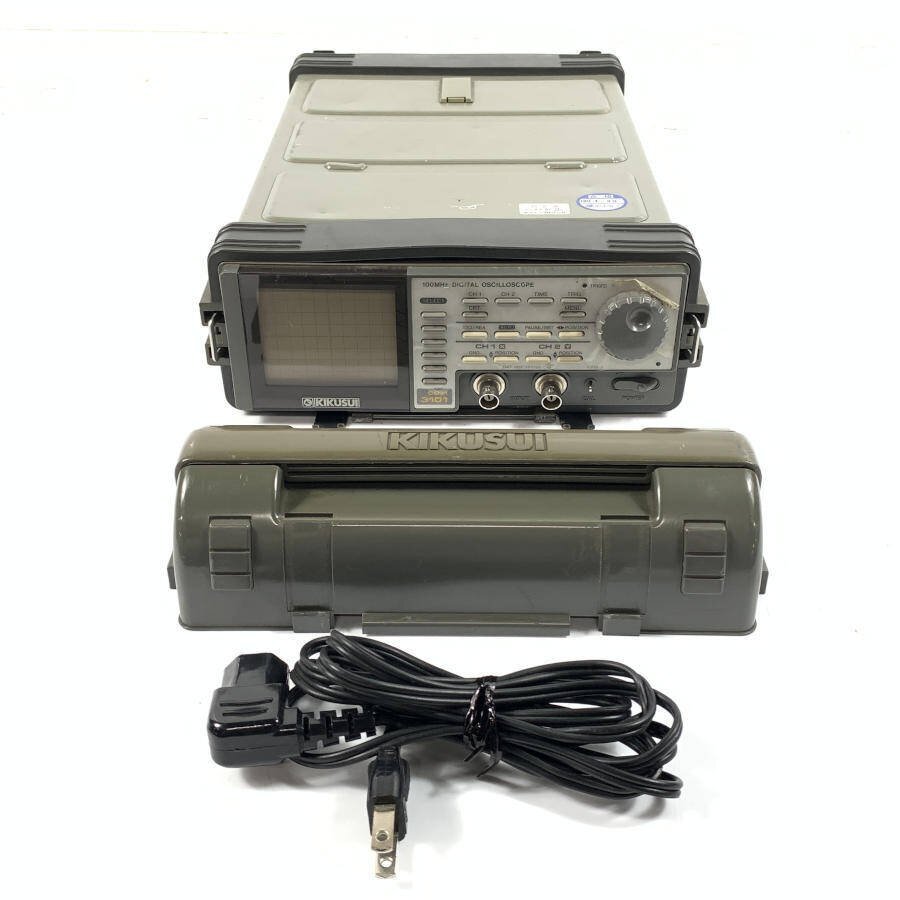 KIKUSUI Kikusui electron COM3101 oscilloscope [ display display image equipped ] power cord / front surface with cover * simple inspection goods [TB]