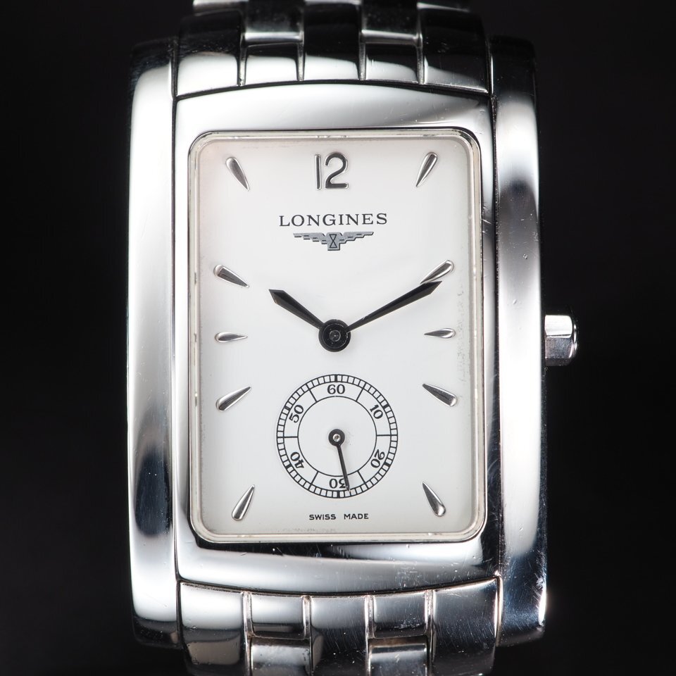 LONGINES ロンジン スクエア 腕時計 メンズ ホワイト文字盤 シンプル LONGINES ロンジン スクエア 腕時計 メンズ ホワイト文字盤 シンプル