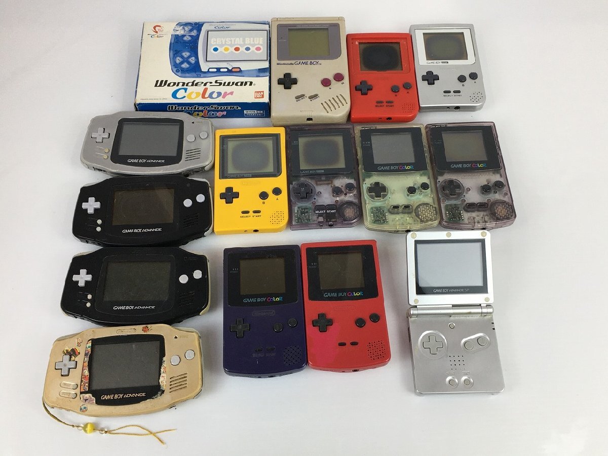 ma 【ジャンク】 ゲームボーイ 他 15台まとめ GBポケット GBカラー GBA アドバンス ワンダースワン 任天堂 BANDAI バンダイ  ma◇46(本体)｜売買されたオークション情報、Yahoo!オークション(旧ヤフオク!) の商品情報をアーカイブ公開 -  オークファン（aucfan.com）