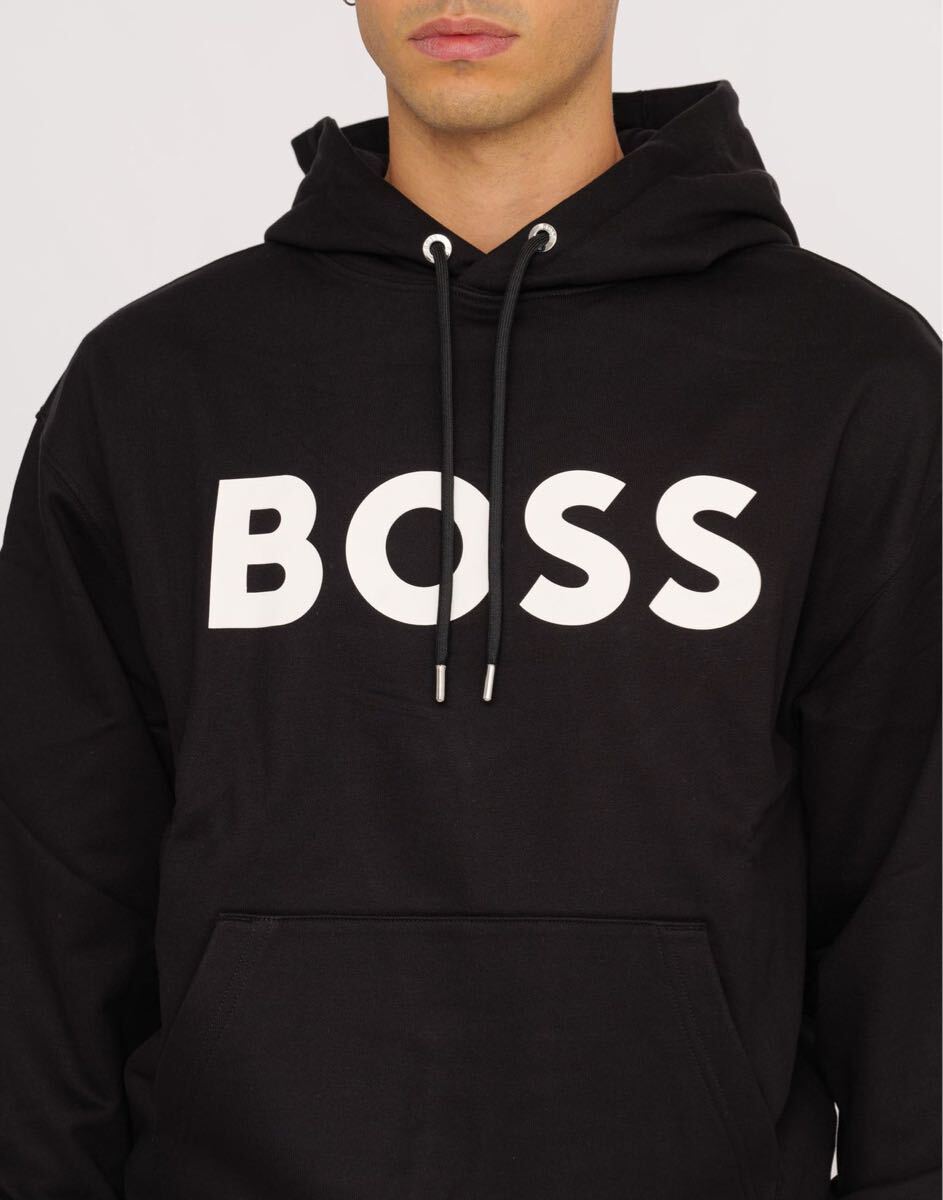 新品タグ付き【大谷選手着用モデル】BOSS ロゴ パーカー 黒 M 新品タグ付き【大谷選手着用モデル】BOSS ロゴ パーカー 黒 M