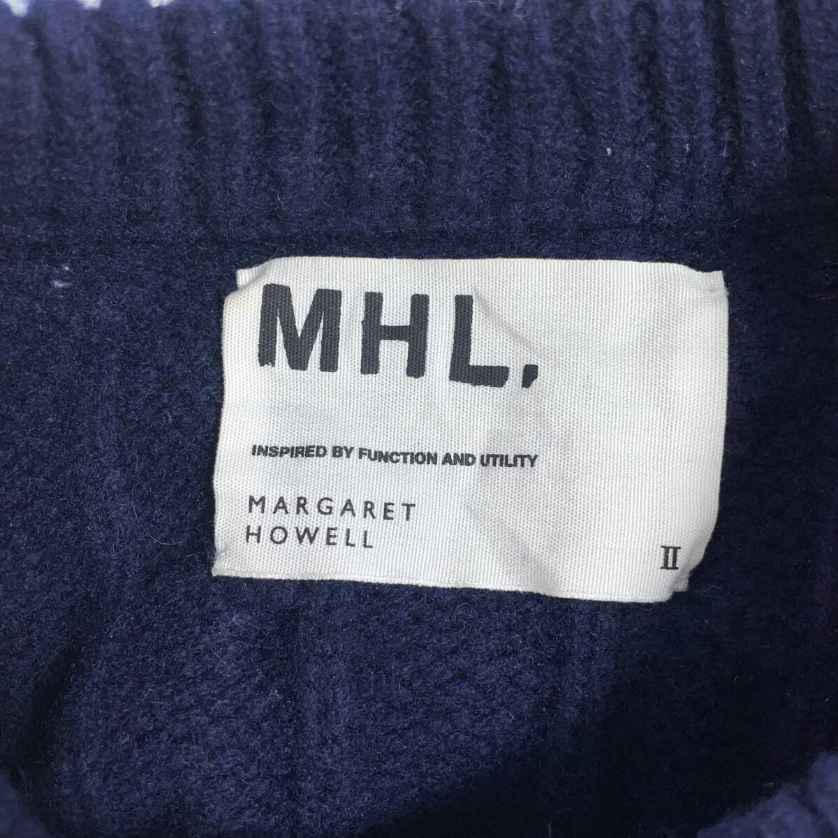 良品 MHL MARGARET HOWELL マーガレットハウエル ケーブル 編み 良品 MHL MARGARET HOWELL マーガレットハウエル ケーブル 編み