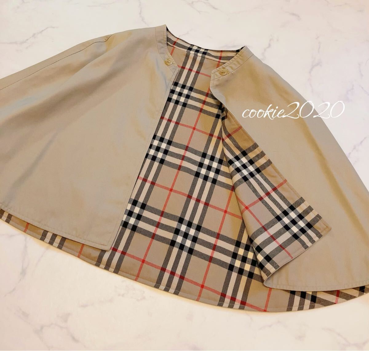 希少【高級 美品ケープ付きトレンチコート】BURBERRY バーバリー 希少【高級 美品ケープ付きトレンチコート】BURBERRY バーバリー