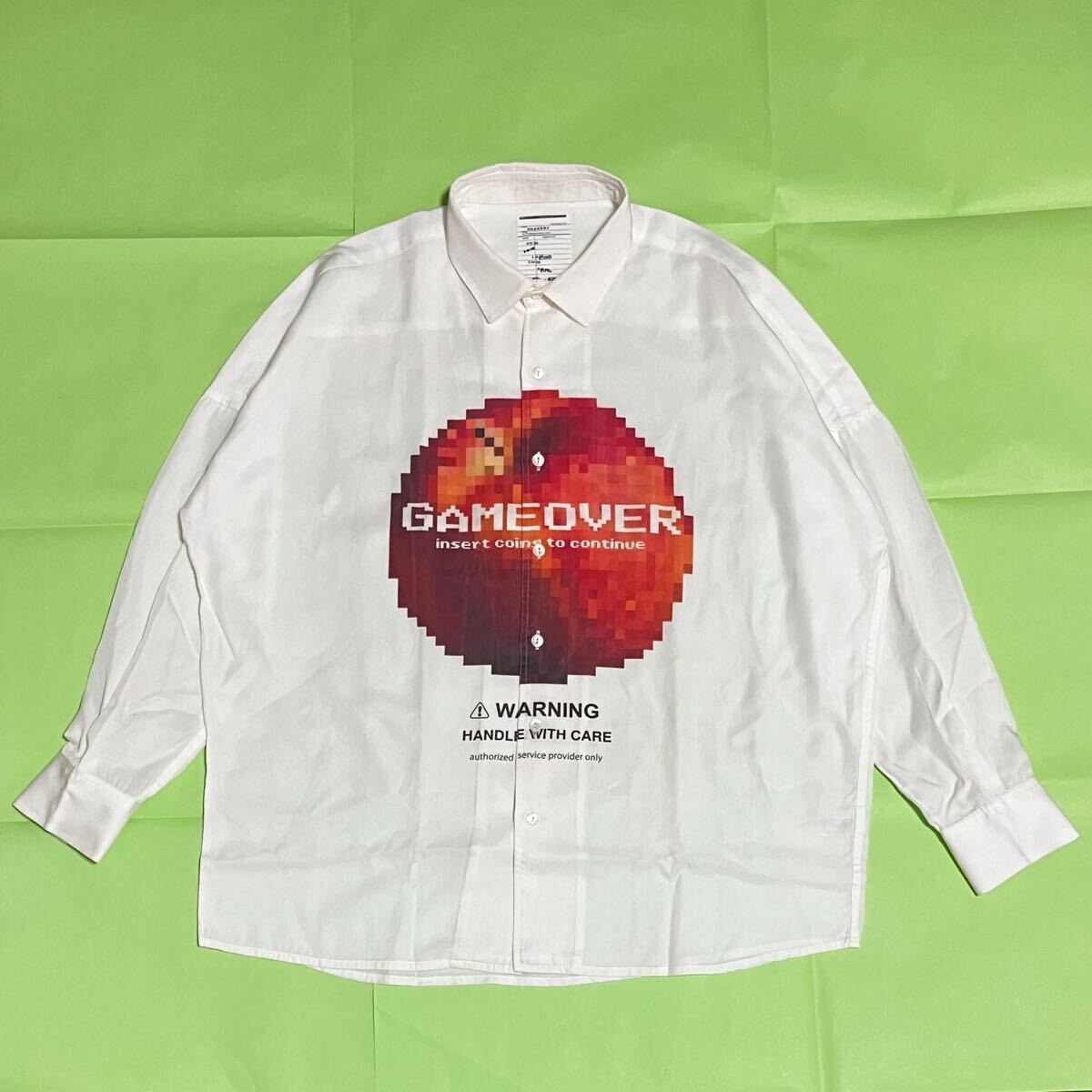 人気】SHAREEF シャリーフ DOT APPLE BIG SHIRTS 長袖シャツ 人気】SHAREEF シャリーフ DOT APPLE BIG SHIRTS 長袖シャツ