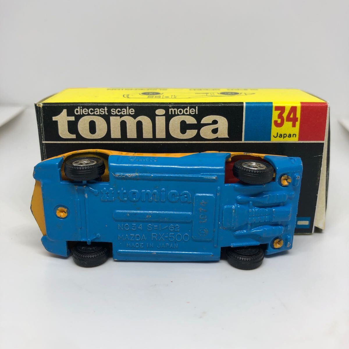  Tomica made in Japan black box 34 Mazda RX500 that time thing out of print 