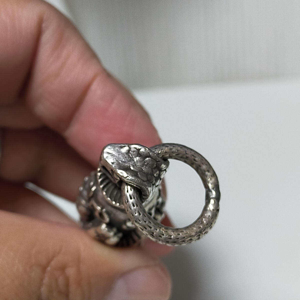 【特別セール品】 SKKIN 7 特大8 ネックレス バイパーシリンダーペンダント スキン アクセサリー