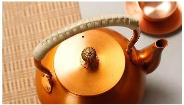 新品未使用☆ 紫銅壺☆ 老鉄瓶 手作り復古銅壺 やかんを沸かす