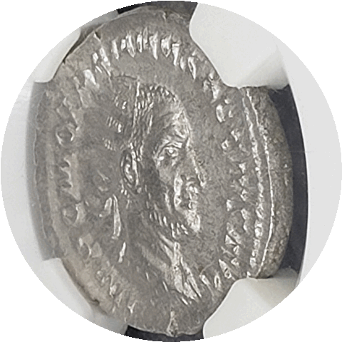 古代ローマ】銀貨 ダブル・デナリウス トラヤヌス・デキウス帝