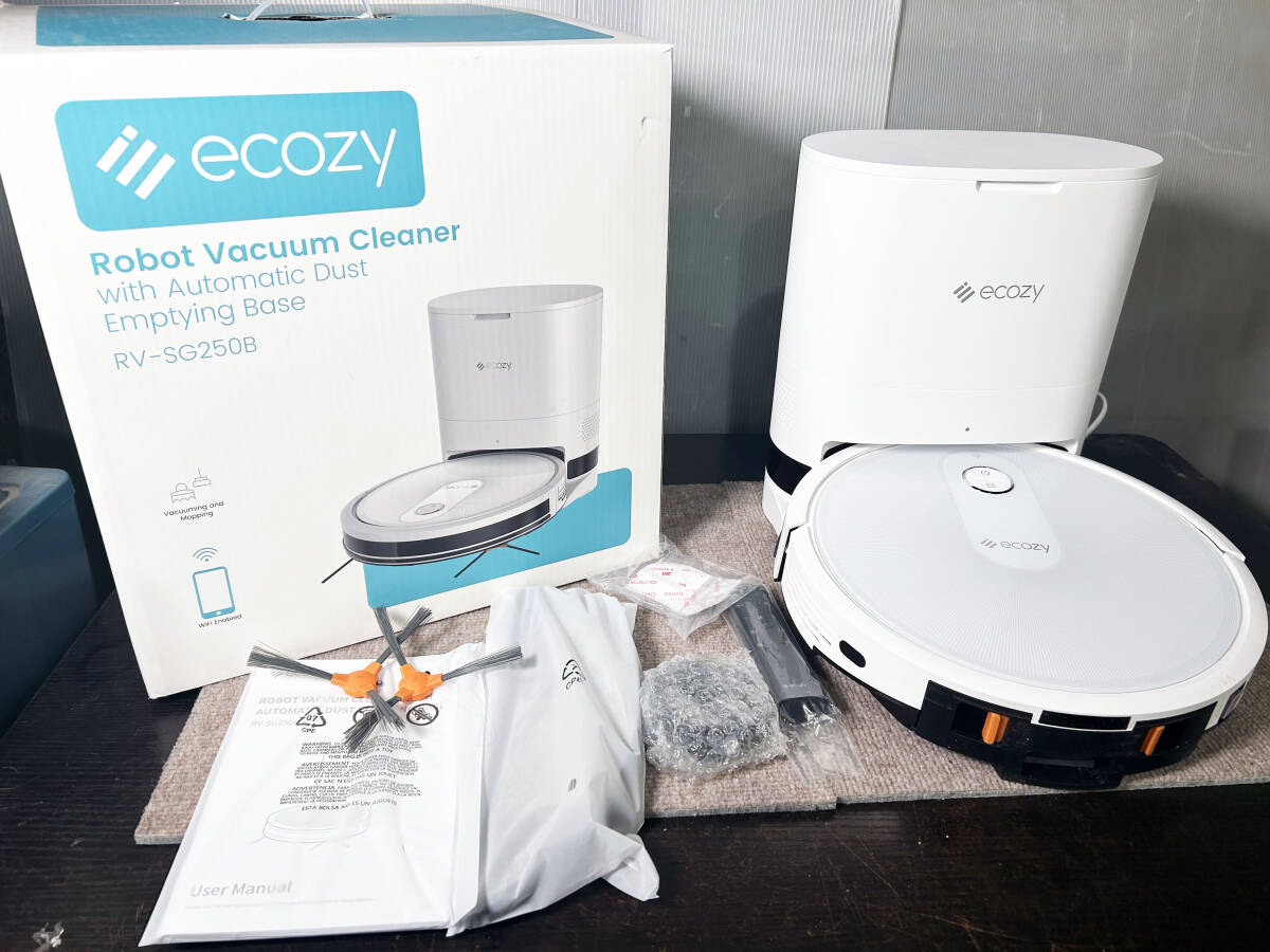 エコジーecozy ロボット掃除機RV-SG250B エコジーecozy ロボット掃除機RV-SG250B
