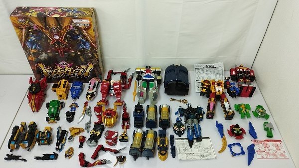 mP744d [難あり] バンダイ ギンガマン DX 超合金 ギガライノス ドンブラザーズ DX ドンオニタイジン 他 | スーパー戦隊 K