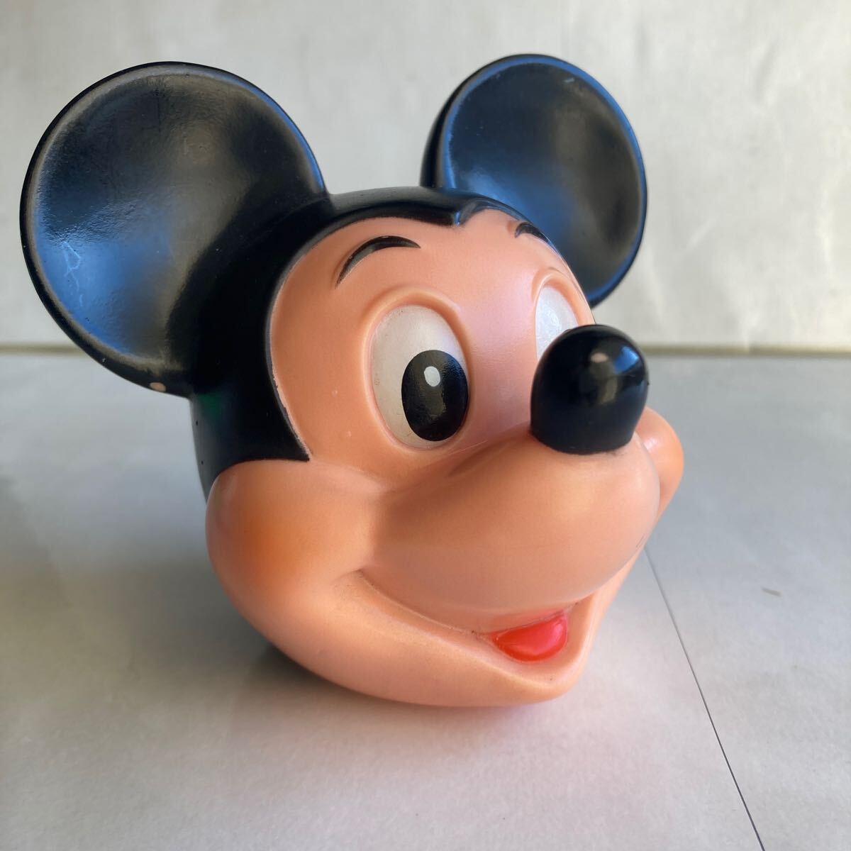 ■ミッキーマウス　不明頭部　フィギュアビンテージおもちゃ人形ディズニーミッキー昭和レトロ 当時物3c検アンティーク昔古い超合金ソフビ