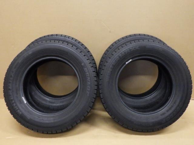 【岩手 盛岡発】中古 ダンロップ スタッドレス 冬 タイヤ WINTER MAXX WM02 145/80R13 75Q& 4本 2022年製