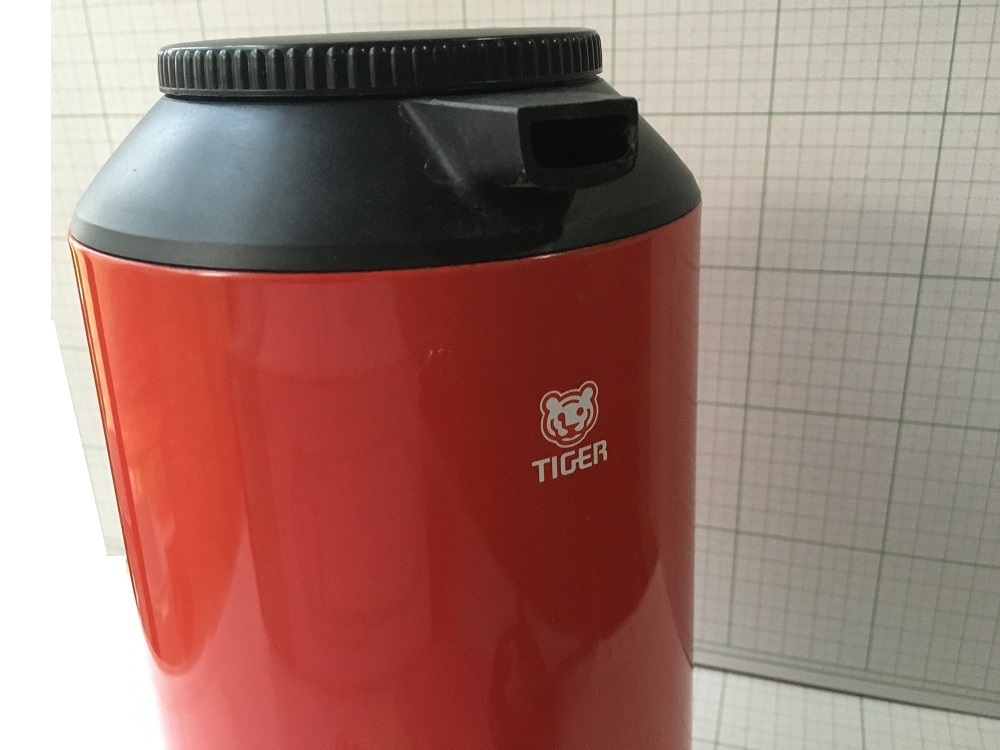 タイガー 魔法瓶 テーブルポット 赤 PXM-1000 昭和レトロ 新品未