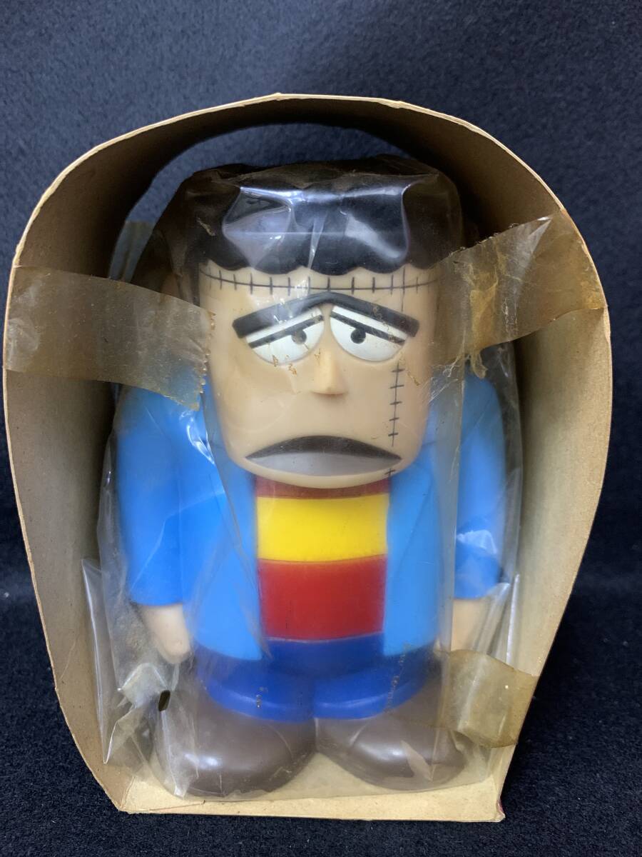 N1259 BANPRESTO バンプレスト とるとる愛テム 怪物くん ソフビ フランケン 貯金箱 検 藤子不二雄 バンダイ yujin ブルマァク
