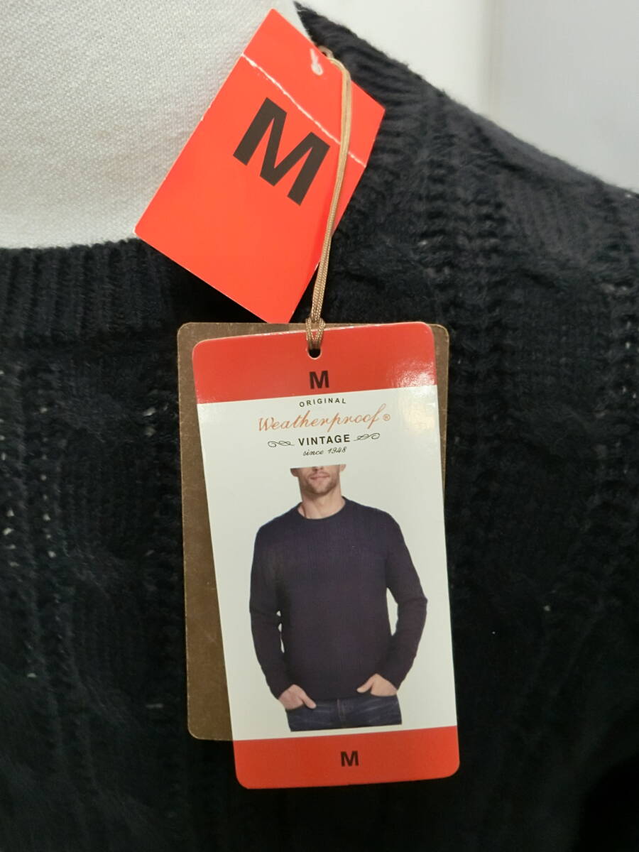 【未使用品】メンズセーター WEATHER PROOF Mサイズ カラー:ネイビー_画像4