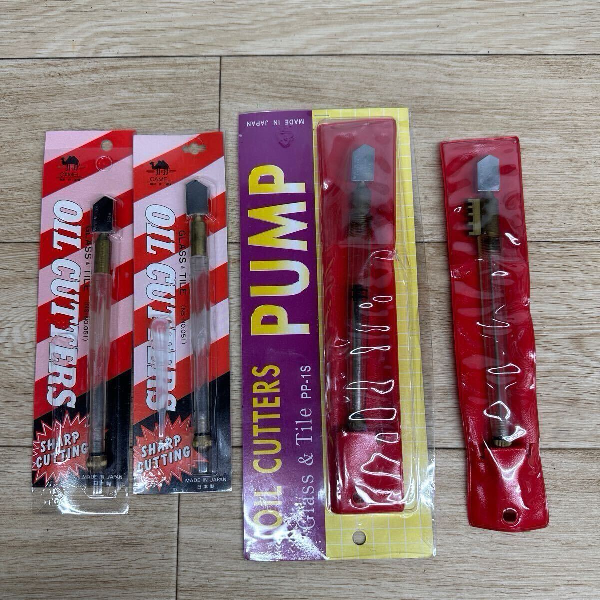 CAMEL 他 オイルカッター ガラスカッター まとめ売り 現状品 4本セット【3522S】