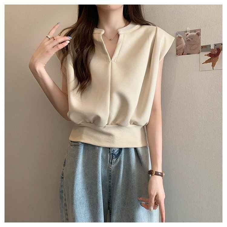  all 2 color sleeveless shirt the best gilet car - ring switch body type cover put on .. plain [ large size equipped ] 4XL beige 