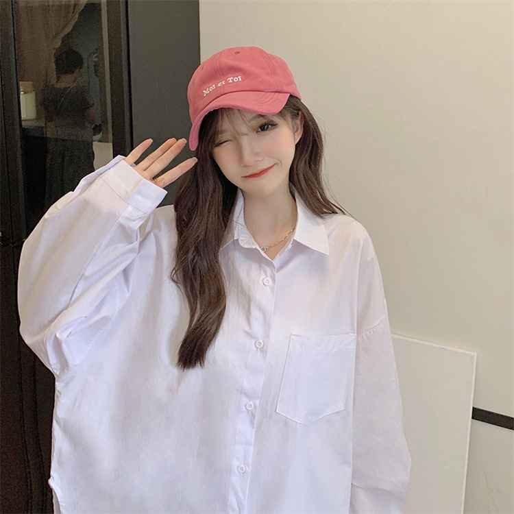 S~5XL large size shirt new goods Trend blouse retro 5XL pink 