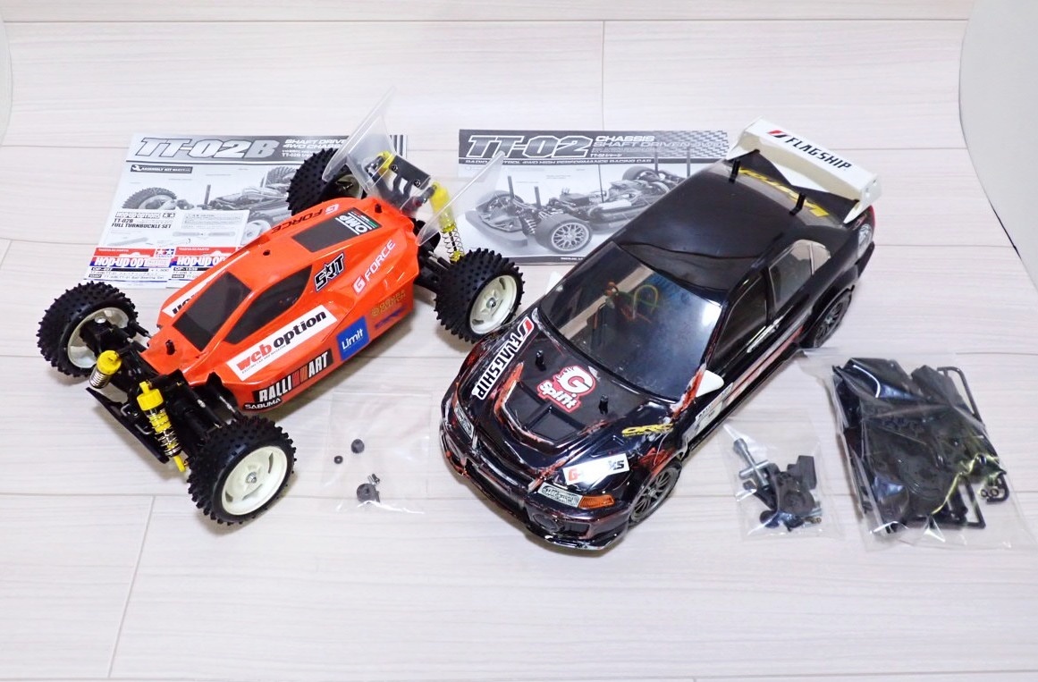 タミヤ 1/10 TT02 TT02B 2台 まとめて ツーリング 4WD バギー