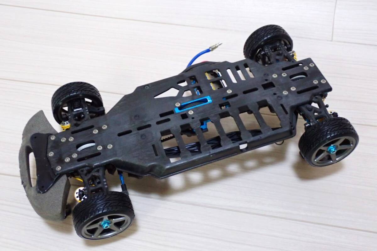 1/10 タミヤ TA05 シャーシ オプションパーツ多数付 ドリフト