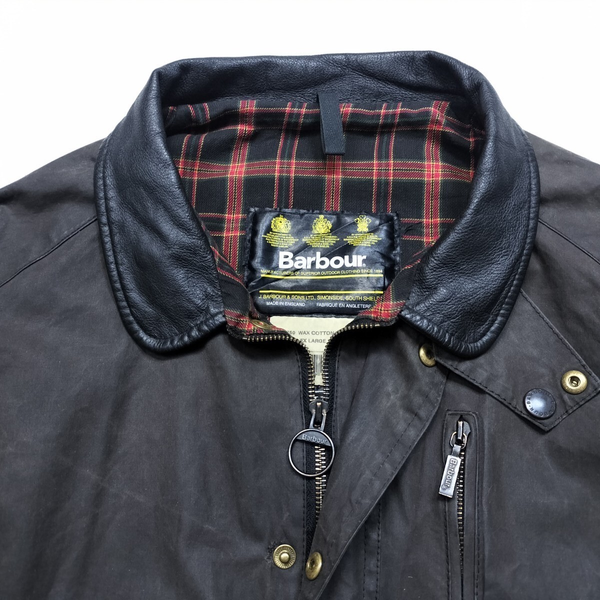90s BARBOUR wax cotton blouson XL バブアー ワックスコットン 90s BARBOUR wax cotton blouson XL バブアー ワックスコットン