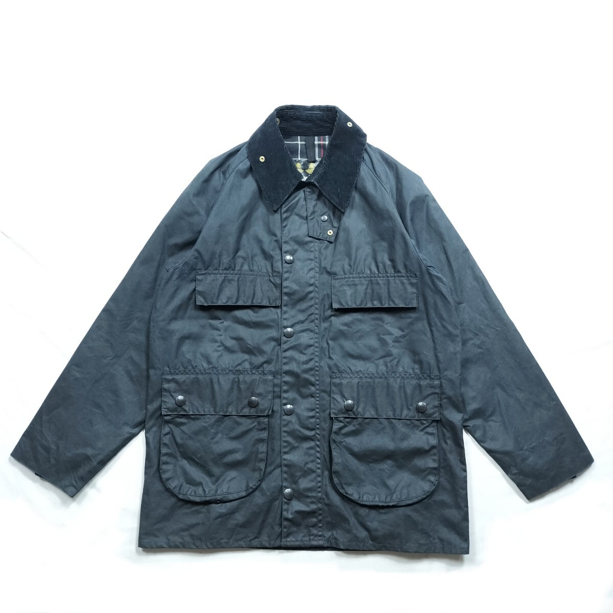 ほぼデッド 80s Barbour bedale c36 ネイビー 3クレスト ほぼデッド 80s Barbour bedale c36 ネイビー 3クレスト