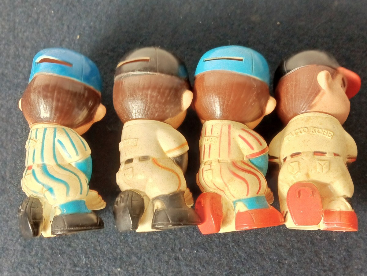 A０３太陽神戸銀行 野球 貯金箱 8體セット 希少品 當(dāng)時(shí)物 レトロ 貯金箱