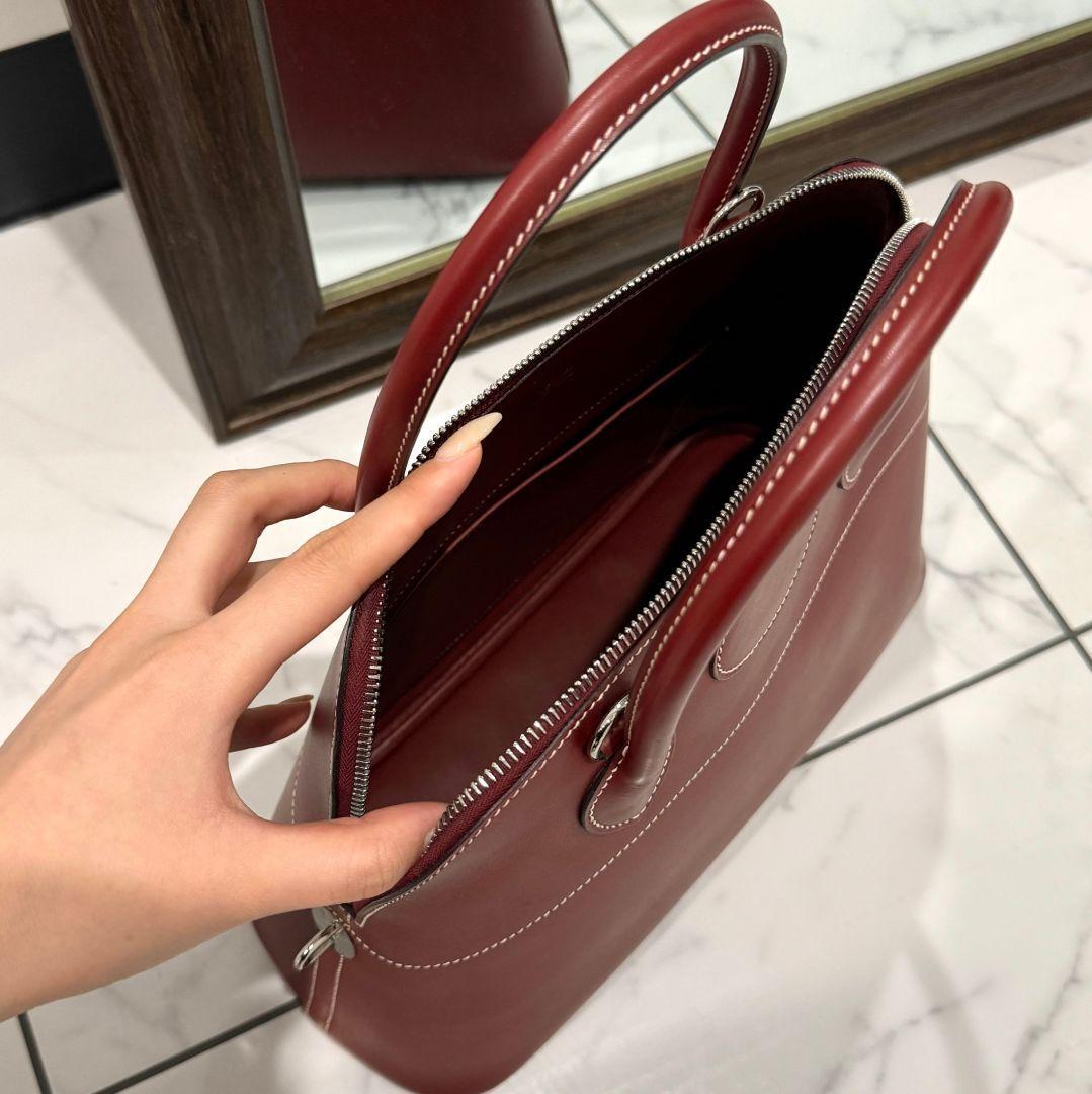 エルメス ボリード 31 36395 HERMES エルメス ボリード31 レッド シルバー金具