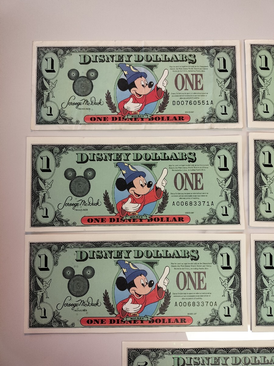 ディズニーダラー DISNEY DOLLARS 1ドル札 5ドル ウォルト ディズニーダラー DISNEY DOLLARS 1ドル札 5ドル ウォルト