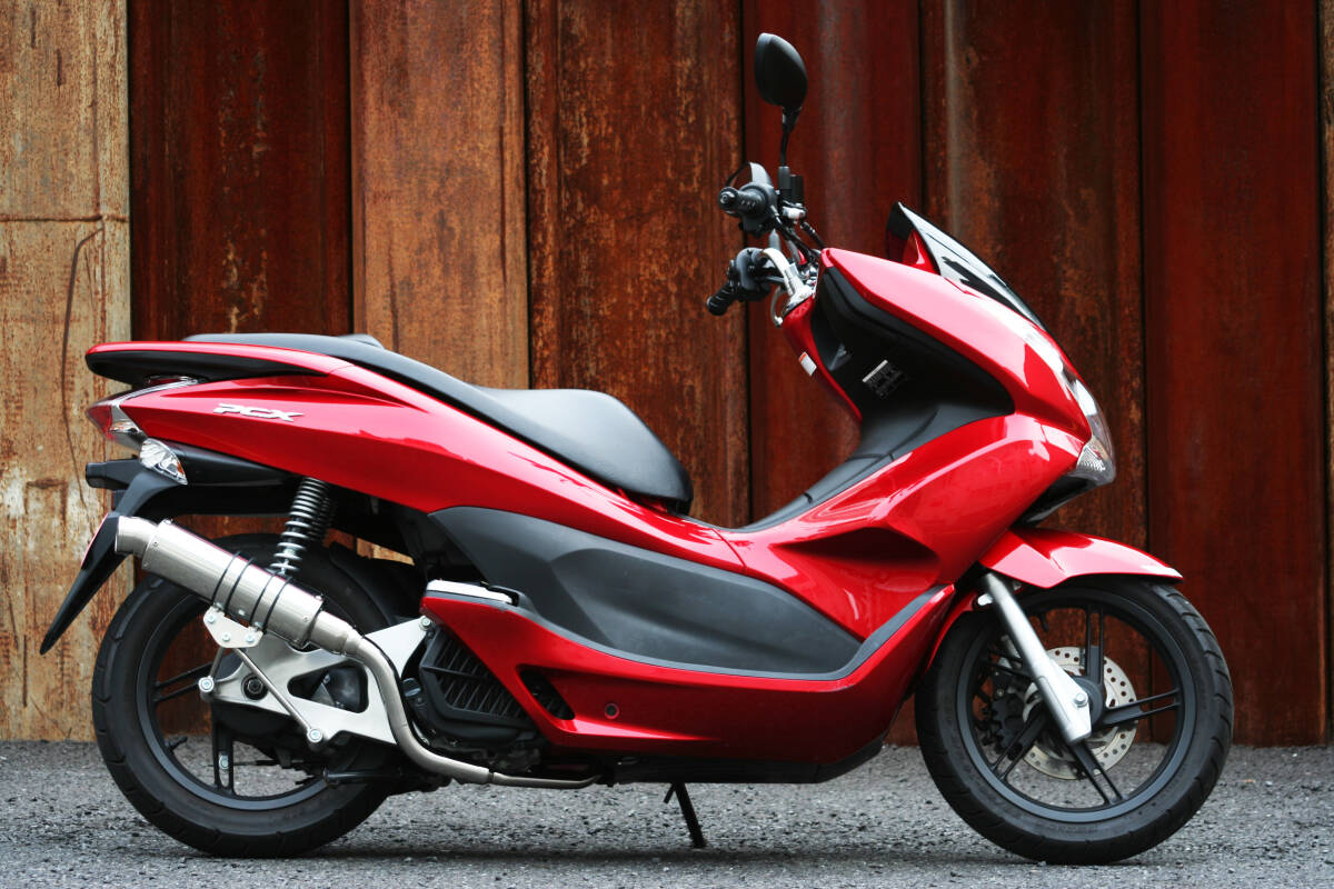 PCX125 ESPエンジン用マフラーJF56まで　JOSHO1コルペンドエキゾーストSCカーボンサイレンサー　新品　在庫処分品
