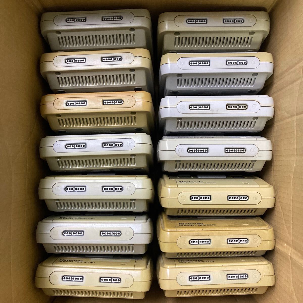 1128 Nintendo スーパーファミコン 14台 ジャンク品 s4158 ヤ140 D88