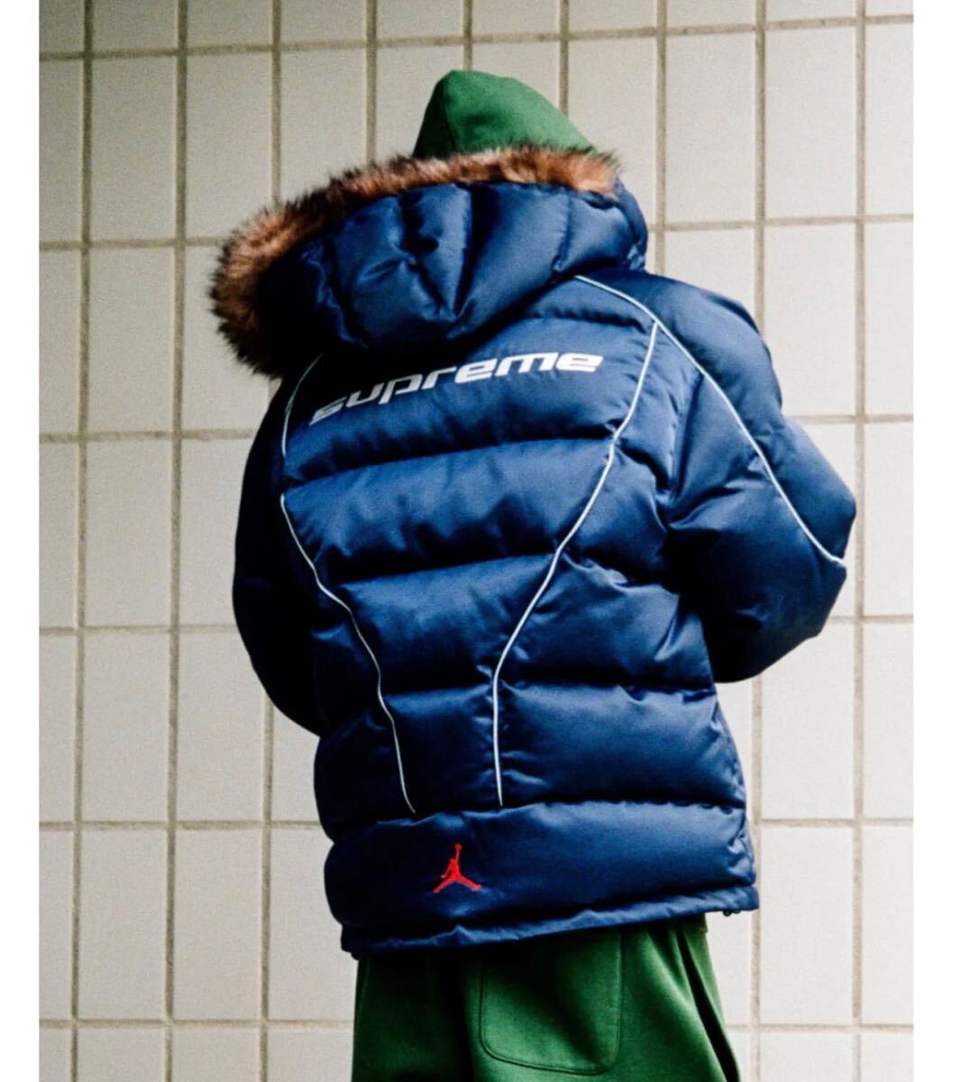 Supreme Jordan Puffer Jacket Navy Lサイズ シュプリーム Supreme Jordan Puffer Jacket Navy Lサイズ シュプリーム