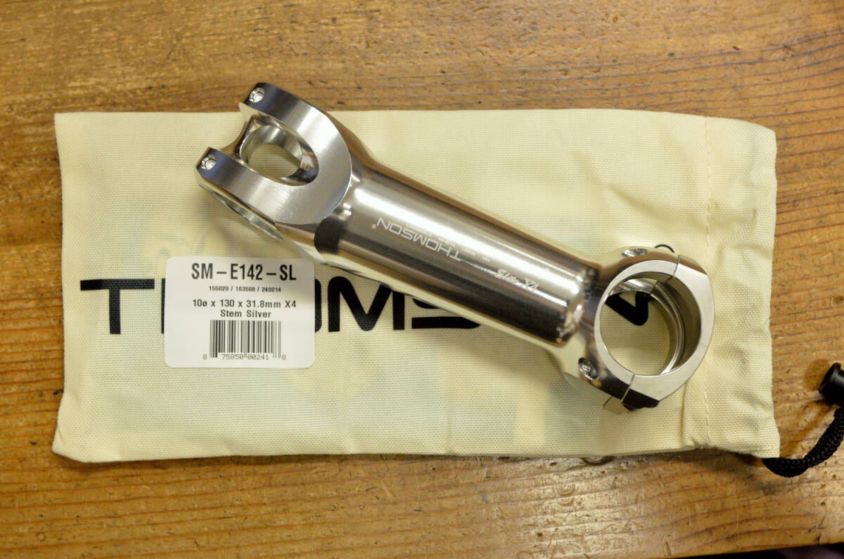 THOMSON ELITE X4 130mm 10° 31.8mm シルバー トムソン/STEM/ステム/10度/MTB/ピスト/トラック
