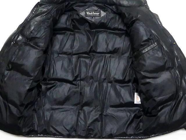 即決 Wind Armor メンズM オールレザーダウンジャケット 即決 Wind Armor メンズM オールレザーダウンジャケット