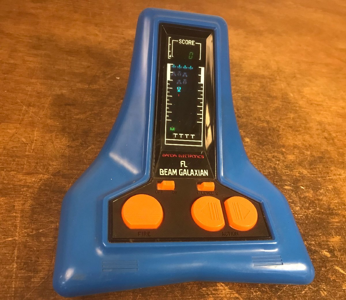 SS-6365■送料込■バンダイ FLビームギャラクシアン インベーダー シューティング ゲーム ビンテージ おもちゃ レトロ 319g●動作品/くATら