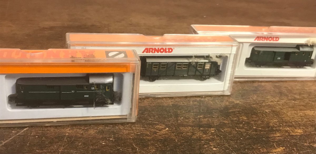 SS-6203■送料込■ARNOLD D-8500 鉄道 電車 列車 Nゲージ ドイツ製 模型 おもちゃ ミニチュア レトロ 210g●3点まとめて/くATら
