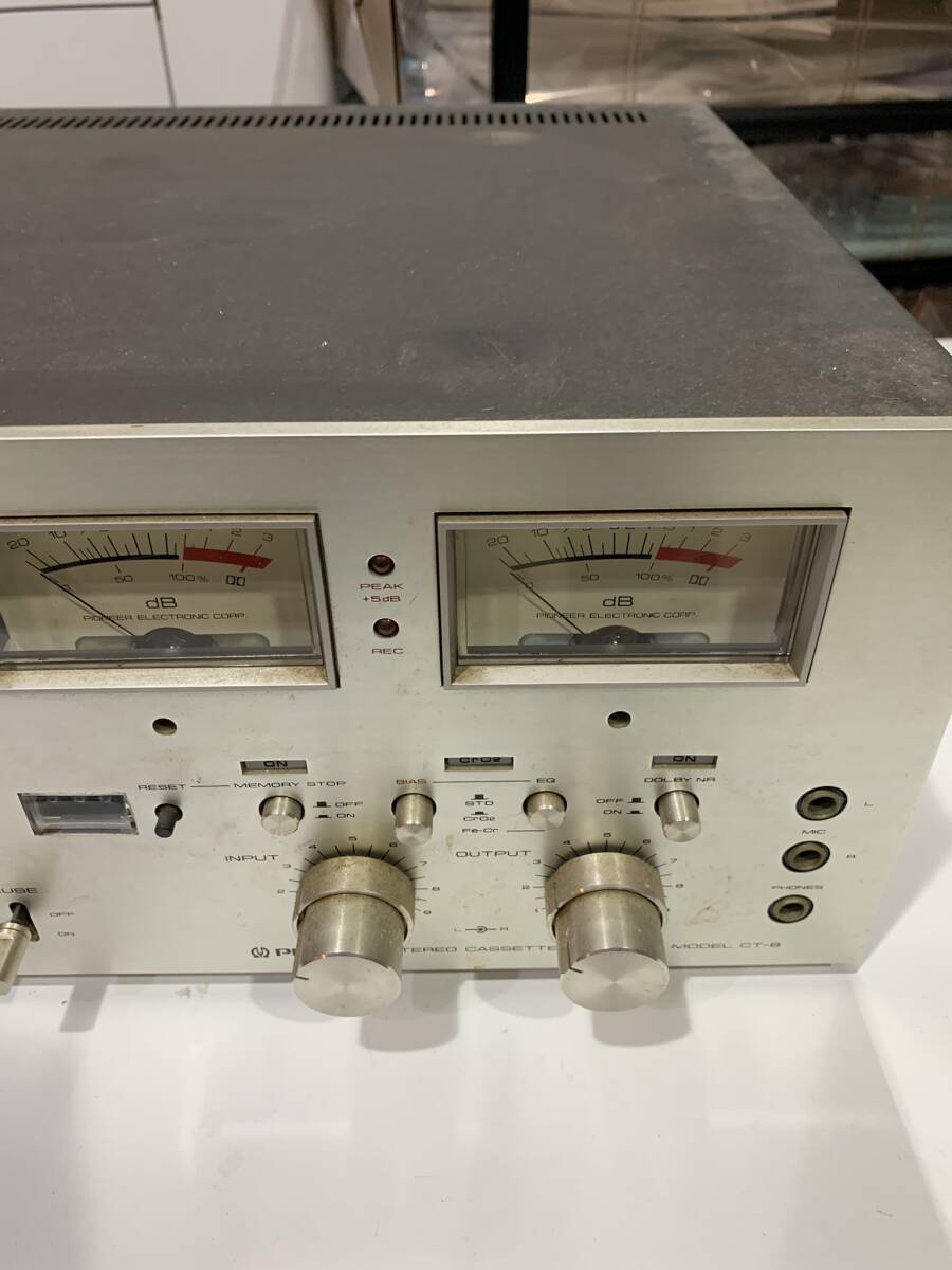 パイオニア Pioneer カセットデッキ CT-8 ジャンク品です！