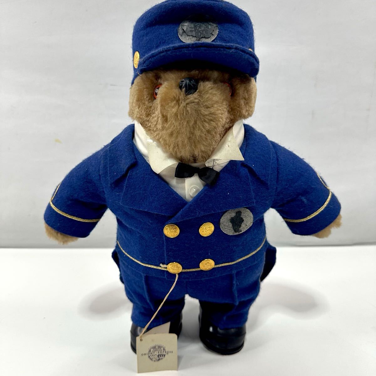 【希少】ヴィンテージ ぬいぐるみ 欧州鉄道 ORIENT EXPRESS テディベア くま クマ 限定(1563)