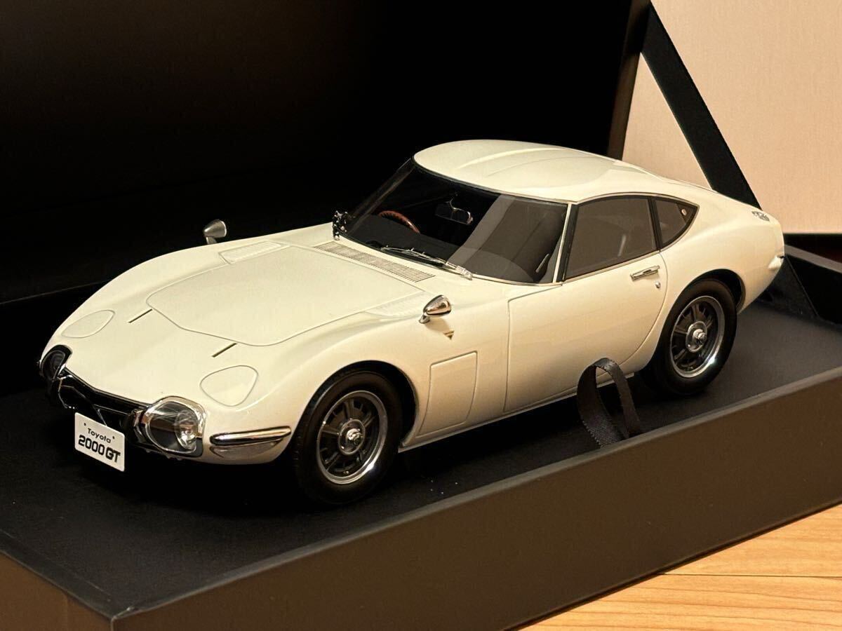 マーク 1/18 トヨタ 2000GT ペガサスホワイト 新品未展示　レア品！　マーク43 ポストホビー　POST HOBBY 