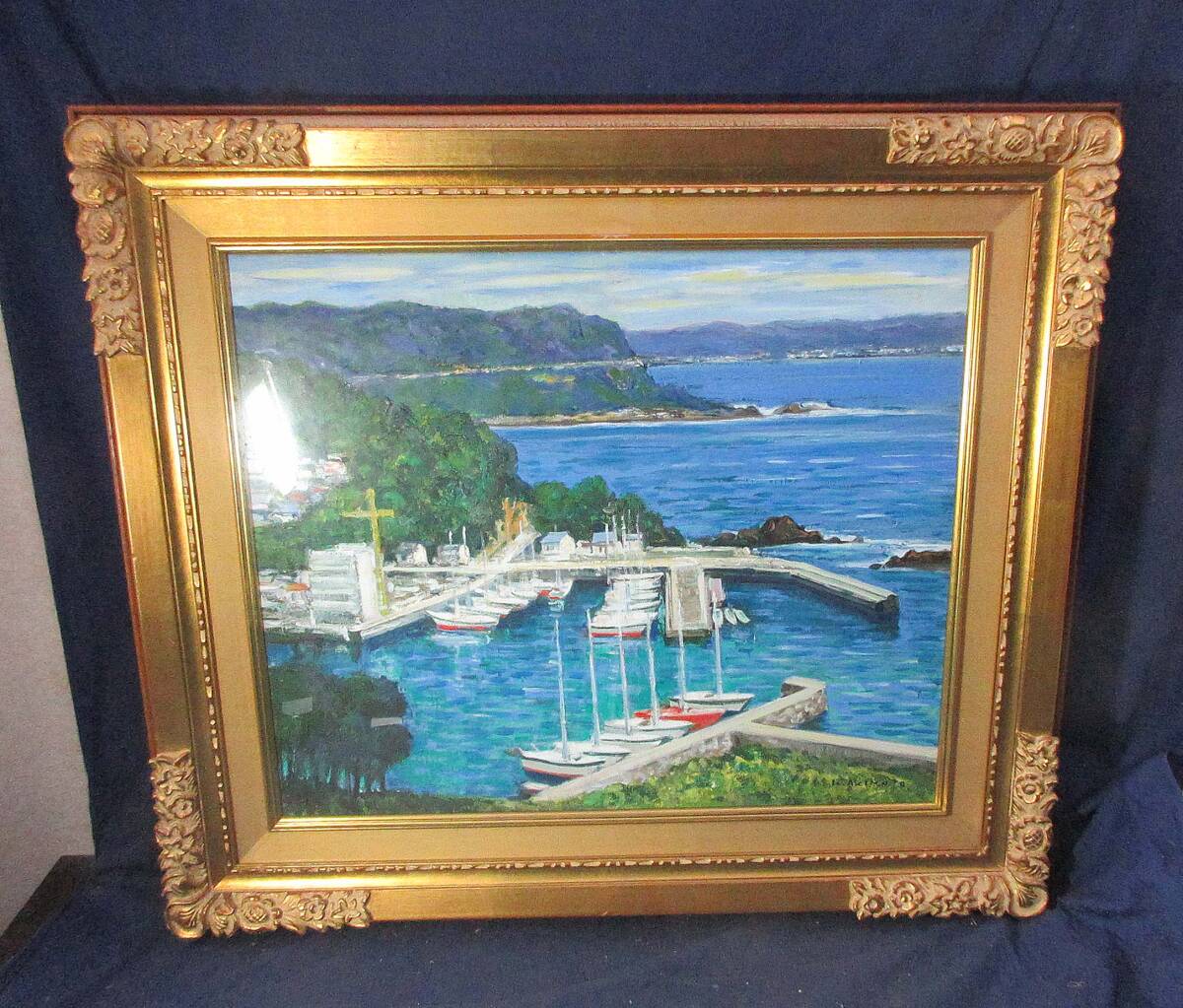 油彩画 洋画 (油絵額縁付きで納品対応可) F4 「Water 立ち上がっ 油彩画 洋画 (油絵額縁付きで納品対応可) F4 「Water 立ち上がっ