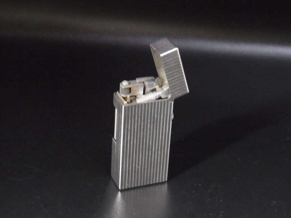 ◆ダンヒル≪ガスライター/ショート/シルバー/革ケース付≫dunhill Gas Lighter ヴィンテージ1990ｓ～