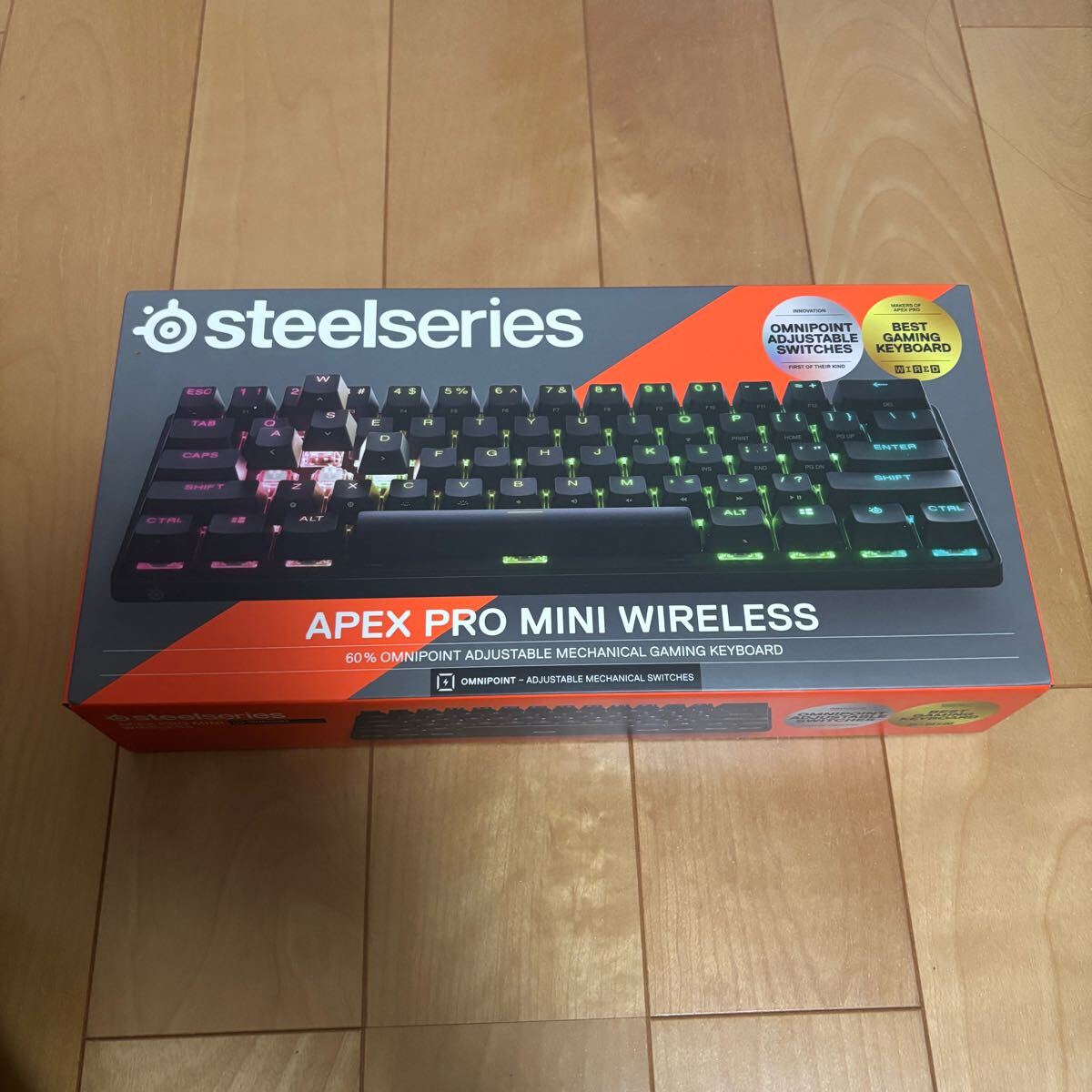 美品 Steelseries Apex Pro Mini Wireless 最高級ゲーミングキーボード 4.3万円