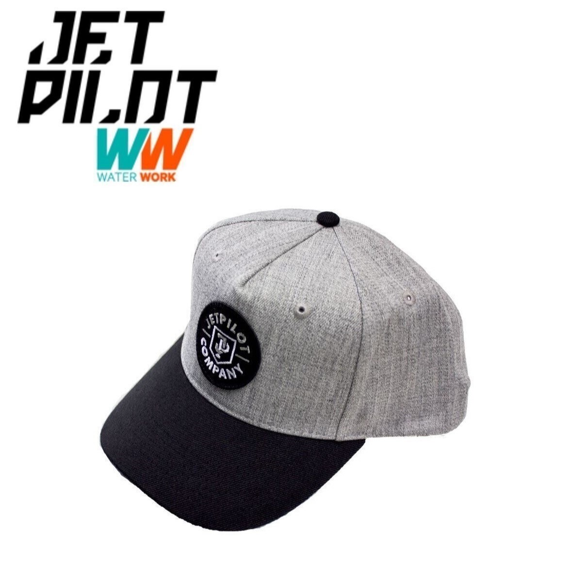 ジェットパイロット JETPILOT セール 30%オフ リンクド スナップバック キャップ W22811 グレー 帽子 マリン ビーチ