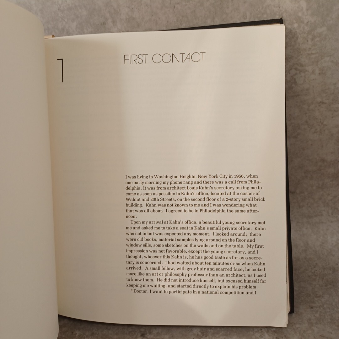 ルイス・カーン 洋書「18 Years with Architect Louis I. Kahn ルイス・カーン 洋書「18 Years with Architect Louis I. Kahn